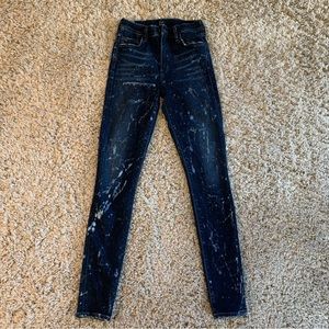 Citizens of Humanity Distressed High Rise Strechy Dark Jeans Women’s Size 27